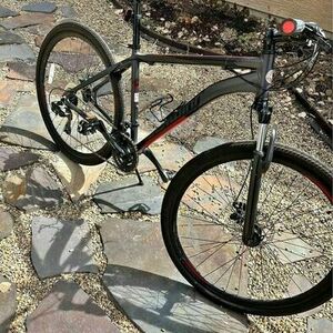 2020 Schwinn S2508 MENS HYBRID BIKE Silver, gray or bare metal