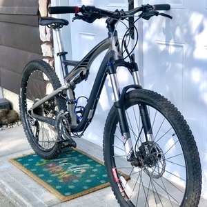 Specialized Camber Comp Silver, gray or bare metal and Red
