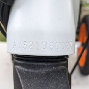 2022 3SCORE FJ18 E-Trike cargo tricycle (rear storage) White and Orange