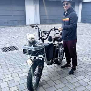 2023 Rad Power Bikes Rad Runner+ Silver, gray or bare metal and Black