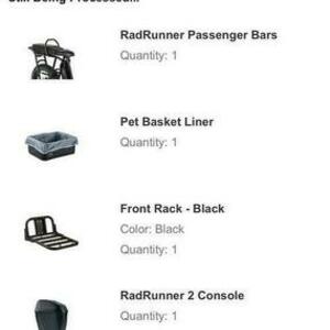 2023 Rad Power Bikes Rad Runner+ Silver, gray or bare metal and Black