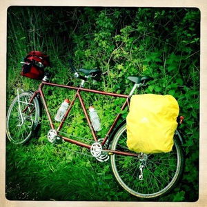 1940 Freddie Grubb Double gents Reynolds 531 tandem Red