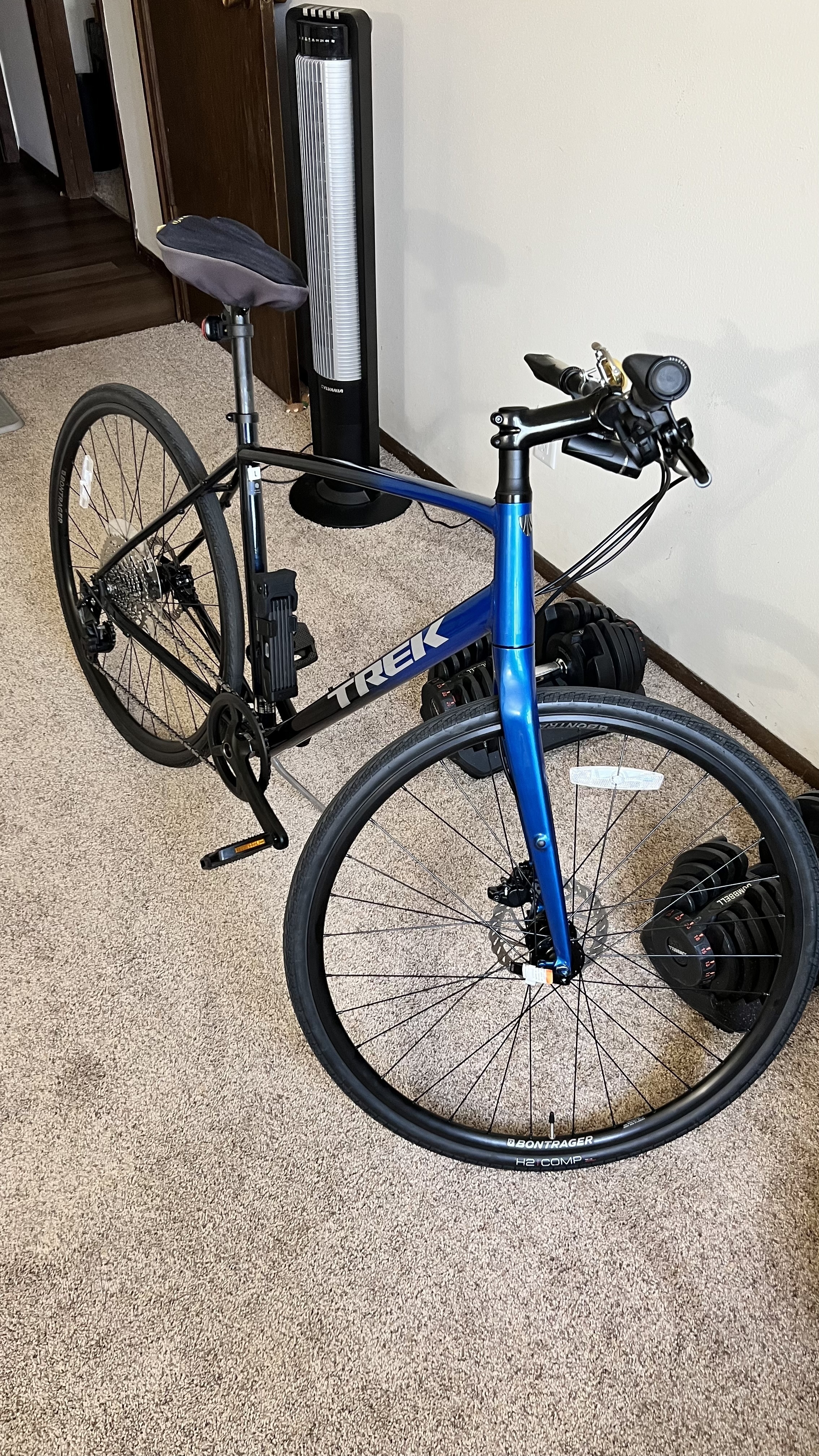 Trek Blue Frame Trek Hybrid