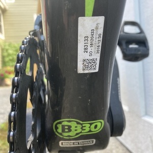 2018 Cannondale Synapse Black and Green