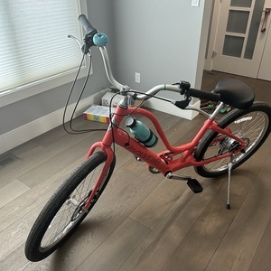 2023 Electra Townie Go! 7D Step-Thru Electric Bike Pink