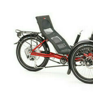 2012 HP Velotechnik Gekko FX folding recumbent trike recumbent Red