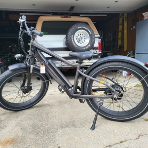 2023 Rad Power Bikes Rover 6 Plus Black and Silver, gray or bare metal