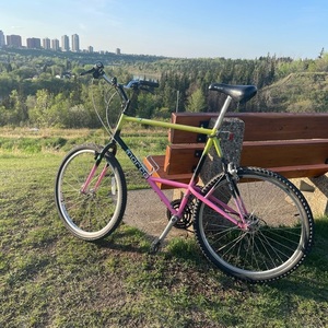1993 Norco Bikes Pinnacle Pink, Yellow or Gold, and Black