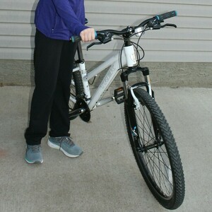 2014 Trek Skye S White, Blue, and Silver, gray or bare metal