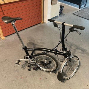 2020 Brompton Bicycle S6L Superlight Black