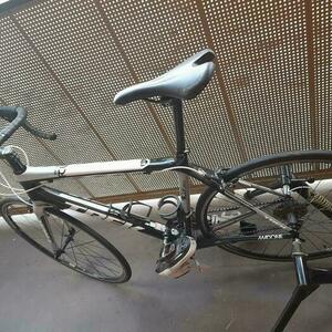 2012 Trek Madone 4.5 H2 (Triple) Black and Silver, gray or bare metal