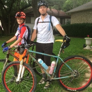 True Fabrication Rat Rod- custom steel hardtail 29er Teal and Stickers tape or other cover-up