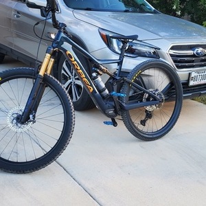 2022 Orbea Rise M10 Blue and Orange