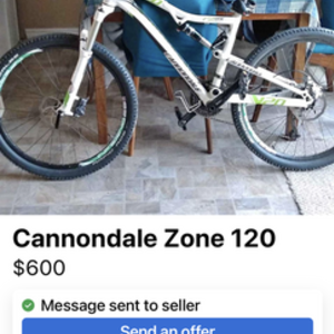 2023 Cannondale 2013 cannondale Zone 120 White