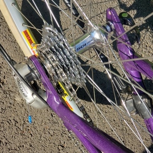 1994 Cannondale Delta V 500 Purple and Blue