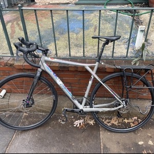 2017 GT Bicycles Silver, gray or bare metal and Stickers tape or other cover-up