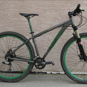 Norco Bikes Jubei 2 Silver, gray or bare metal and Green