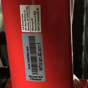 2023 Trek Alpha Silver Aluminium, internal rout... Red