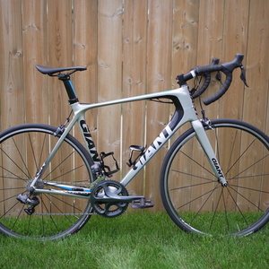 2012 Giant TCR Advanced 0 Silver, gray or bare metal and Blue