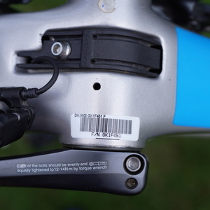 2012 Giant TCR Advanced 0 Silver, gray or bare metal and Blue