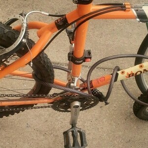 2000 Bontrager Mountain bike Orange, Blue, and White
