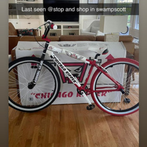 2022 SE Bikes Chicago big ripper White, Red, and Black
