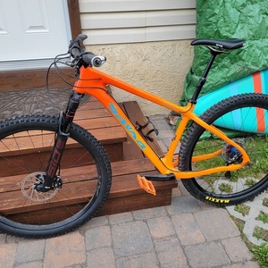 2017 Salsa Beargrease Orange and Teal