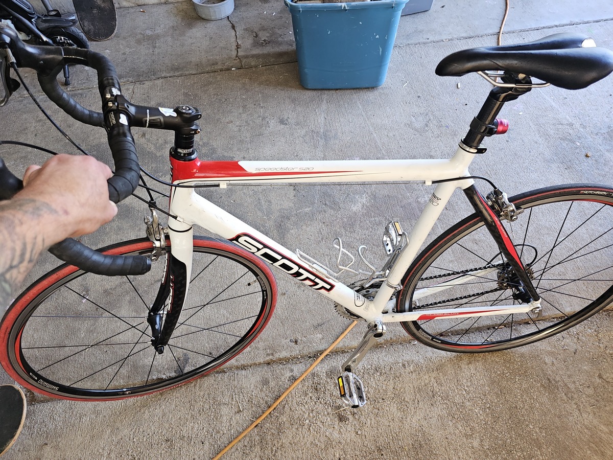 中古 SCOTT SPEEDSTER S20 ホワイト 2011年式 サイズ520 スコット