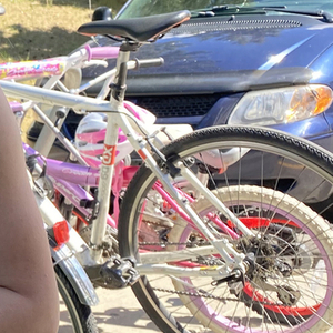 Felt Hybrid White, Black, and Red