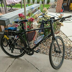 2021 Trek FX Sport 5 Silver, gray or bare metal