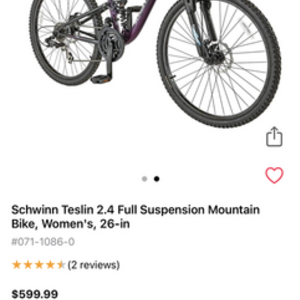2017 Schwinn 2.4 Teslin Purple, Blue, and Stickers tape or other cover-up