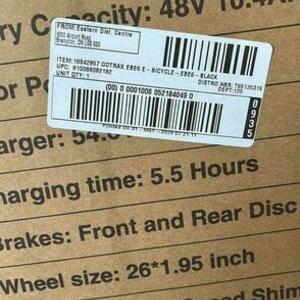 2023 Eastern GOTRAX EBE6 E Black