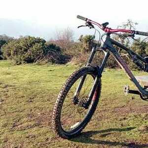 2021 Jamis Dakar a2 Silver, gray or bare metal and Red