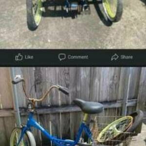 Other trike cargo tricycle (rear storage) Blue