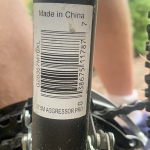 2018 GT Bicycles XL 6061 Aluminum Black, Blue, and Yellow or Gold