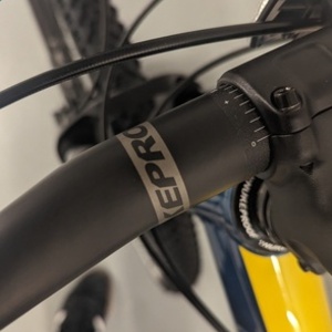 2019 Nukeproof Scout Blue and Yellow or Gold