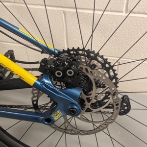 2019 Nukeproof Scout Blue and Yellow or Gold