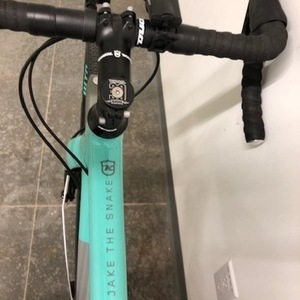 2018 Kona Commuter Teal and Silver, gray or bare metal