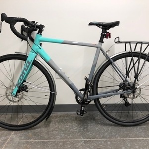 2018 Kona Commuter Teal and Silver, gray or bare metal