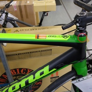 2016 Kona Zing AL Green and Black