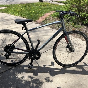 2020 Specialized sirrus Silver, gray or bare metal