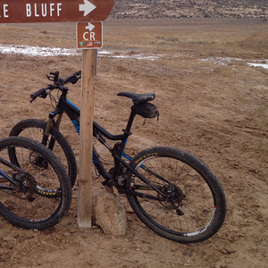 2014 Santa Cruz bronson/ carbon fiber Black, Blue, and Orange