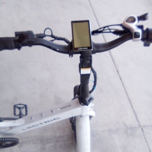 2023 Lectric eBikes Cargo Silver, gray or bare metal and Black