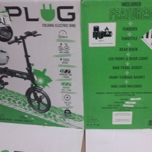 2020 GOPOWERBIKE E-BIKE "PLUG" 9221 personal mobility device (electric unicycle, etc) Black