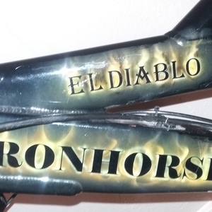 2004 Iron Horse Bicycles Sgs "el diablo custom paint: Black, Red, and White