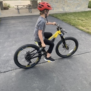2023 Polygon ALX XC Trail Kids 6061 Yellow or Gold and Black
