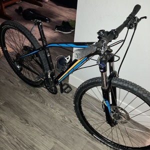 Specialized Rockhopper Black, Blue, and Yellow or Gold