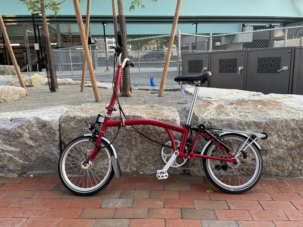 Brompton Bicycle C Line Explore with Rack - High
