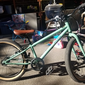 2020 Cleary Bikes Owl 3-Speed Inch Kids' Bike Cool Moss Teal