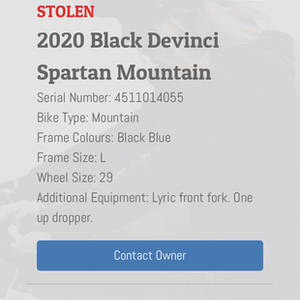 2018 Devinci Spartan Black and Blue